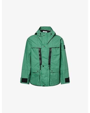 Stone Island Lamina Ripstop Heat Reactive Nylon Jacket - Green