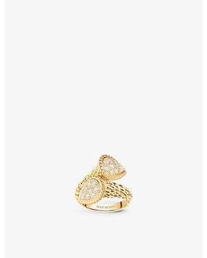 Boucheron Serpent Bohème Toi Et Moi 18Ct- And Diamond Ring - Metallic