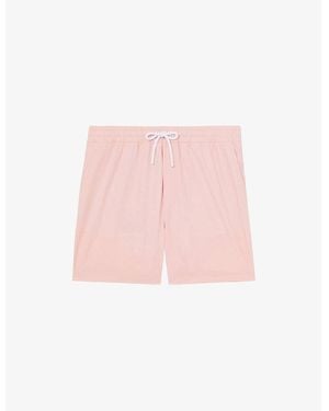 Reiss Cliff Drawstring Swim Shorts - Pink