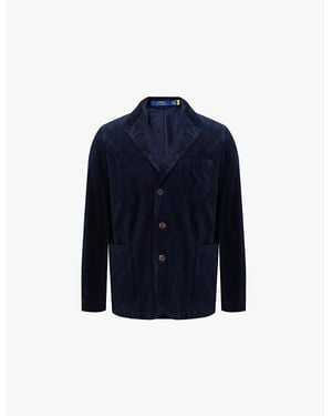 Polo Ralph Lauren Jeremy Single-Breasted Corduroy Blazer - Blue