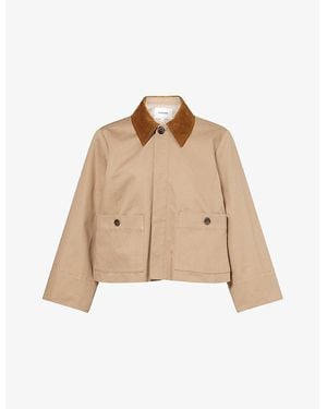 FRAME The Small Trench Cotton Jacket - Natural