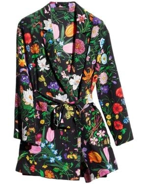 Gucci Printed Silk Shirt - Green