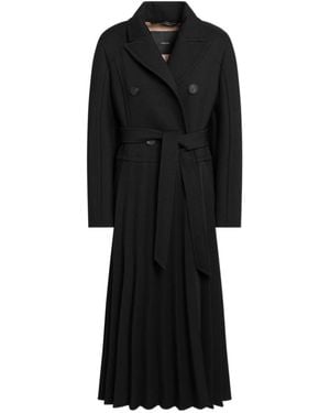 Max Mara Long-Sleeved Coat - Black