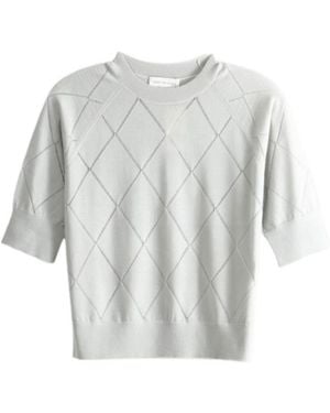 Dries Van Noten Argyle Jumper - Grey