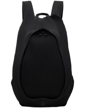 Homme Plissé Issey Miyake Pleated-Effect Backpack - Black