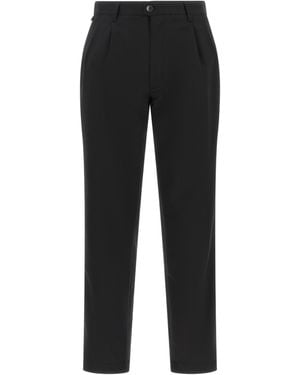 Incotex Straight-Leg Casual Pants - Black