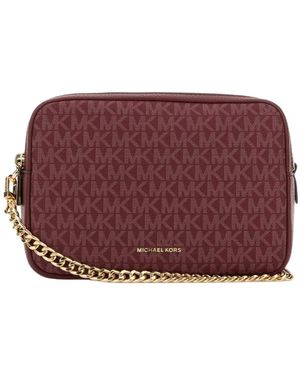 MICHAEL Michael Kors Bryant Monogram Crossbody Bag - Red
