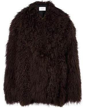 Yves Salomon Shearling Jacket - Black