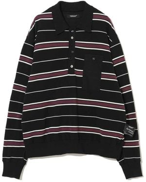 Undercover Long-Sleeved Polo Shirt - Black