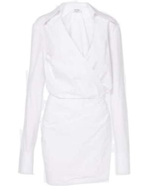 The Attico Cotton Minidress - White