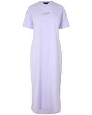 Barbour Emerson Jersey Midi Dress - Purple
