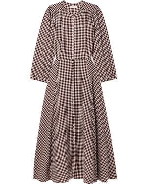 Doen Long Sleeve Dress - Brown