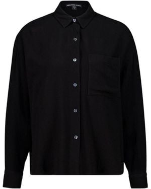 James Perse Oversized-Fit Shirt - Black