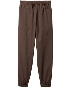 Miu Miu Elasticated-Waistband Trousers - Brown