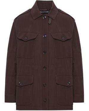 Tom Ford Field Jacket - Brown