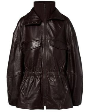 Frankie Shop Carnaby Leather Jacket - Black