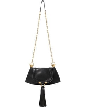 Chloé Mini Marcie Foulard Chain Bag - White
