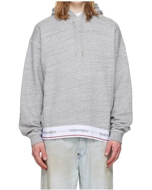 DSquared² Long-Sleeved Hoodie - Gray