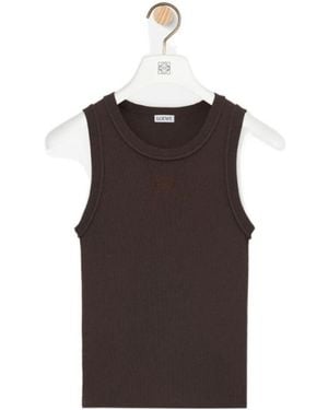 Loewe Anagram Tank Top - Brown