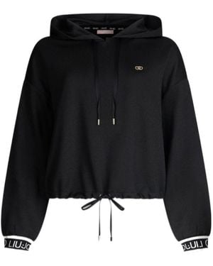 Liu Jo Drawstring-Fastening Sweater - Black