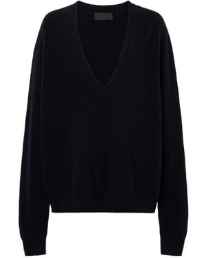 Nili Lotan Cashmere V-Neck Sweater - Black