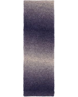 DIESEL K-Pellino Logo Embroidered Scarf - Blue