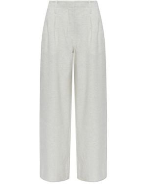 Samsøe & Samsøe Saiben Wide-Leg Trousers - White