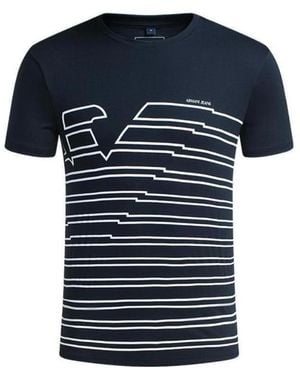 Armani Jeans Open-Necked Shirt - Blue
