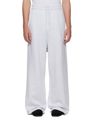 Entire studios Elastic-Waist Athletic Trousers - White