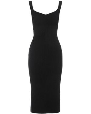 KHAITE Nina Knitted Dress - Black