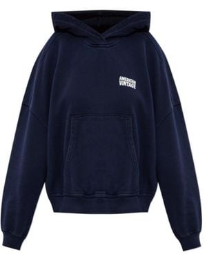 American Vintage Plizzy Hoodie - Blue