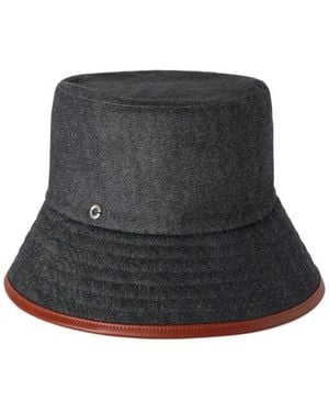 Loro Piana Cashmere Denim Fisherman Hat - Black