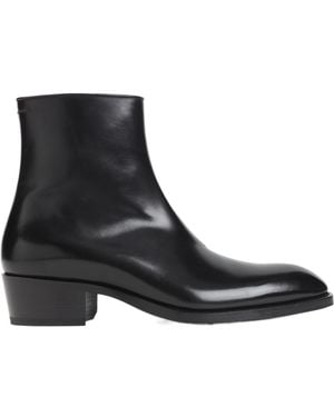 Tom Ford Pointed-Toe Ankle Boots - Black