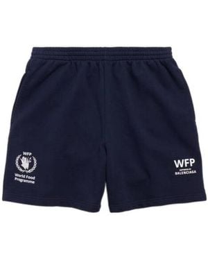 Balenciaga Wfp Shorts - Blue
