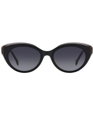 Carolina Herrera Cat Eye Frame Full Rim Sunglasses - White