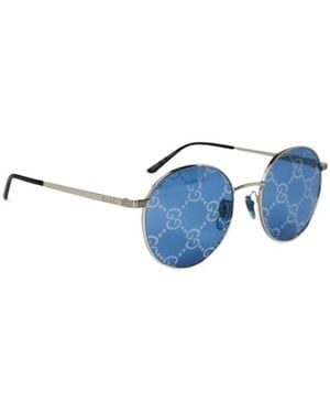 Gucci Logo Sunglasses - Blue