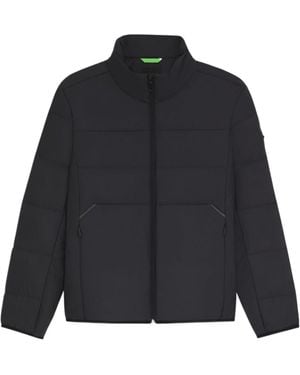 BOSS Urbanex Zip-Fastening Puffer Jacket - Blue