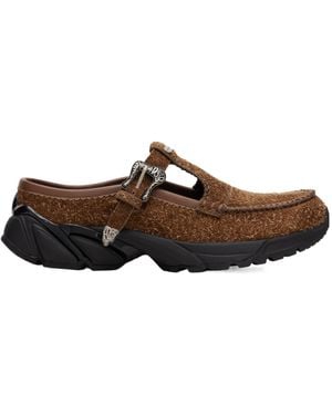 ANDERSSON BELL Mary Jane Mules - Brown