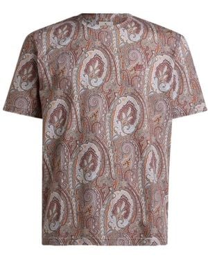 Etro Printed Cotton T-Shirt - Multicolour