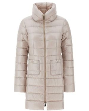Herno Long-Sleeved Down Jacket - Grey