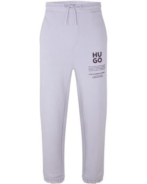 BOSS Minimalist Elastic Sports Trousers - Blue