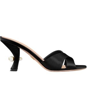 Dior Open-Toed High-Heeled Sandals - Black