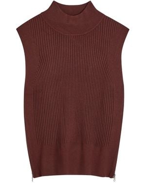 Varley High-Neck Tank Top - Red