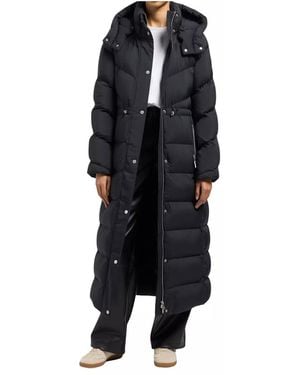 Moose Knuckles Belle Long Puffer Coat - Black
