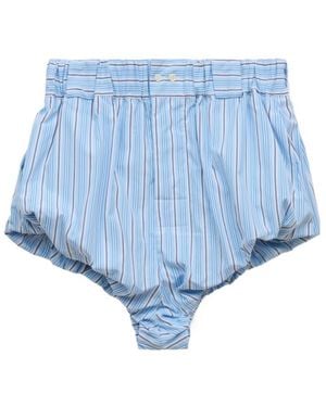 Marni Light Striped Poplin Bloomers - Blue
