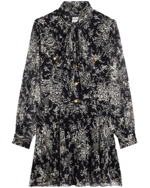 ワンピース CELINE MINI ROBE LAVALLIERE PAPILLON Celine Mini Robe Lavalliere Papillon | Lyst