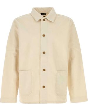 A.P.C. Kerlouan Straight Hem Jacket - Natural
