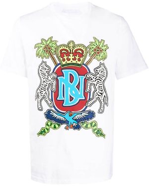 Neil Barrett Logo Crest T-Shirt - White