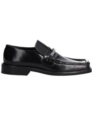 Martine Rose Leather Loafers - Black