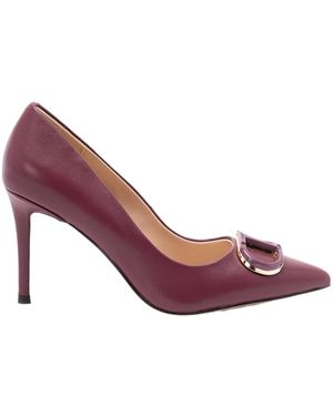 Twinset Pointed-Toe Oval-T Pumps - Pink